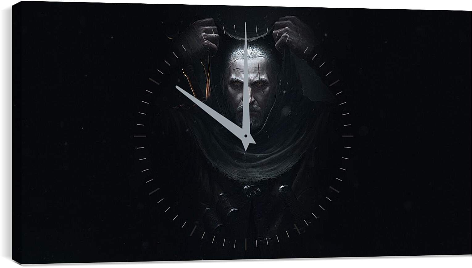 Часы картина - The Witcher (Ведьмак), таинственный Геральт