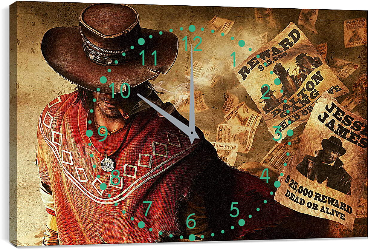 Часы картина - Call Of Juarez
