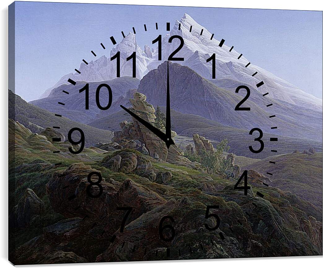 Часы картина - Вацманн. Каспар Давид Фридрих