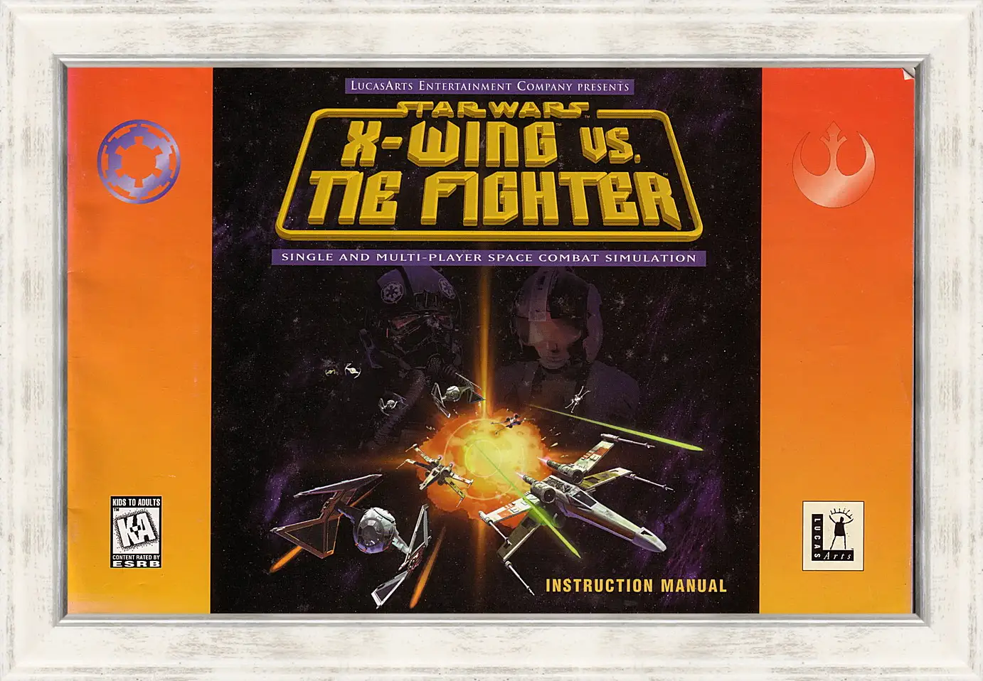 Картина в раме - Star Wars: X-Wing Vs. TIE Fighter