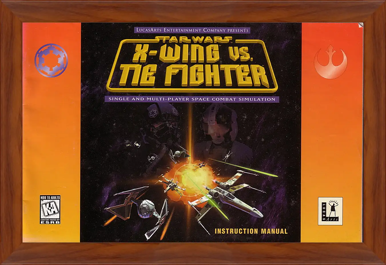 Картина в раме - Star Wars: X-Wing Vs. TIE Fighter