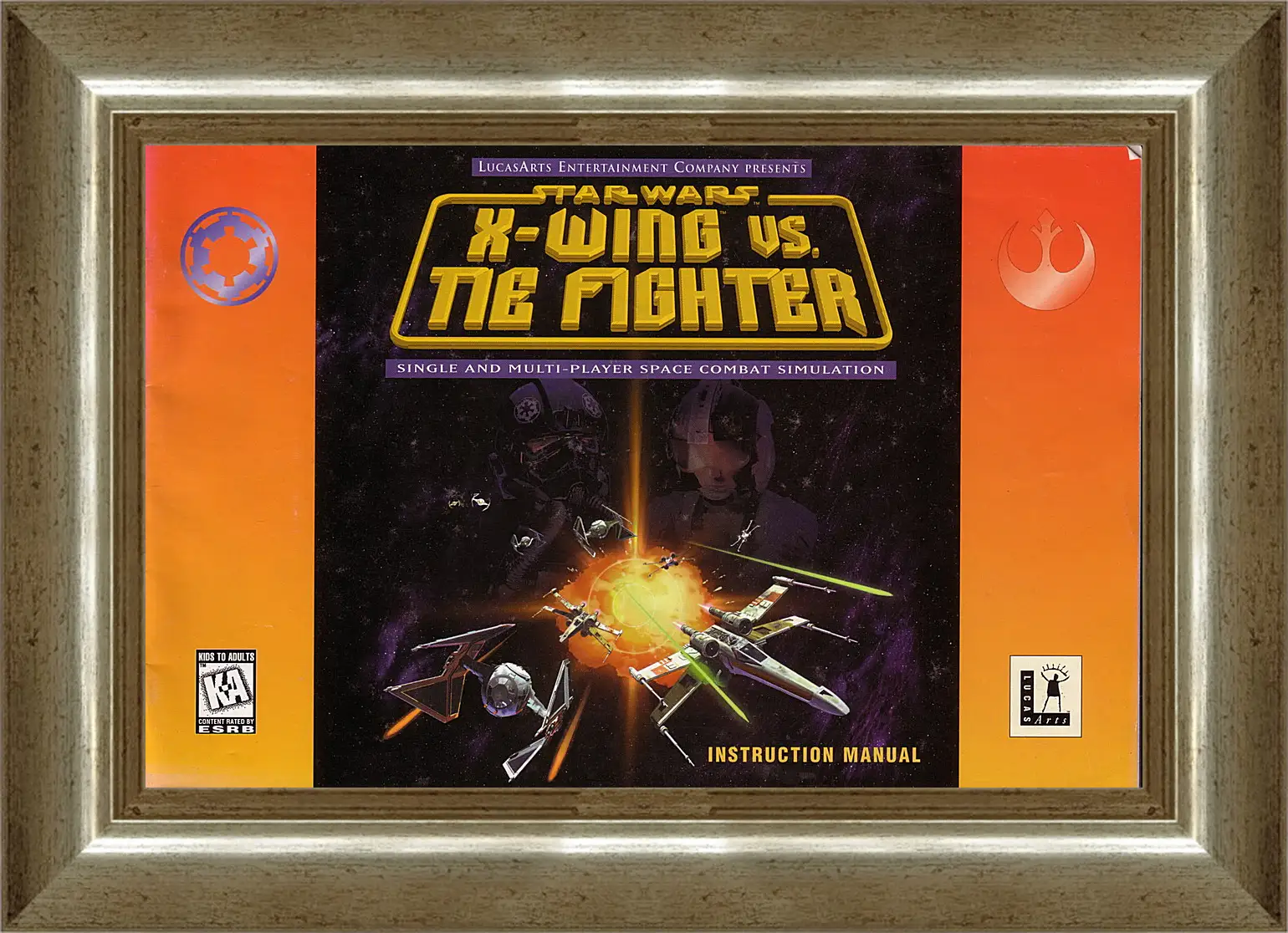 Картина в раме - Star Wars: X-Wing Vs. TIE Fighter