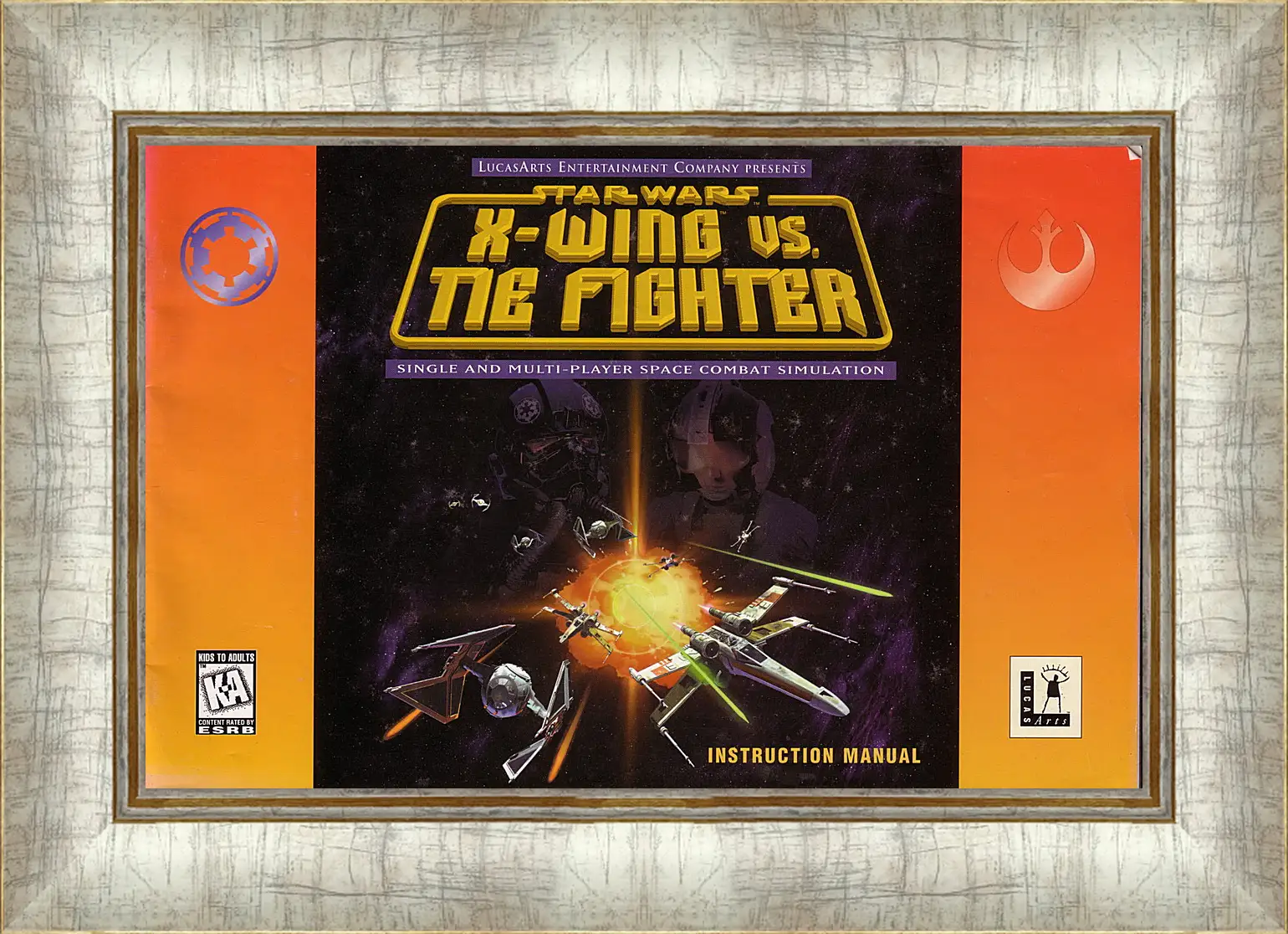 Картина в раме - Star Wars: X-Wing Vs. TIE Fighter