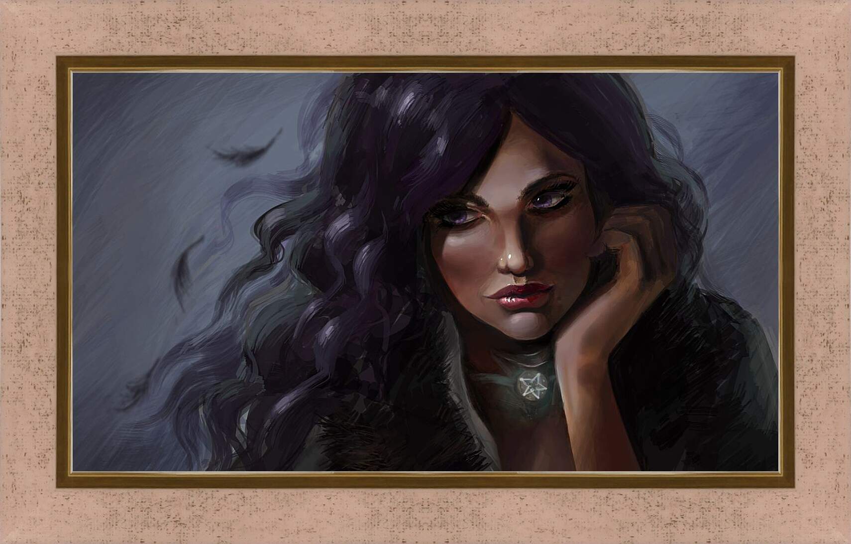 Картина в раме - The Witcher (Ведьмак), задумчивая Йеннифер