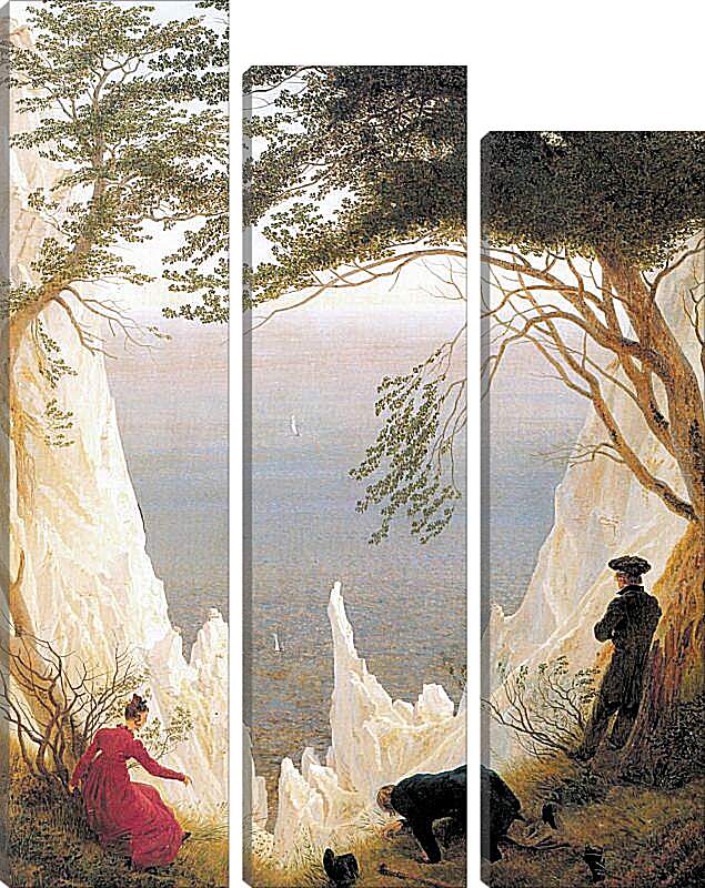Модульная картина - Меловые скалы на острове Рюген. Каспар Давид Фридрих