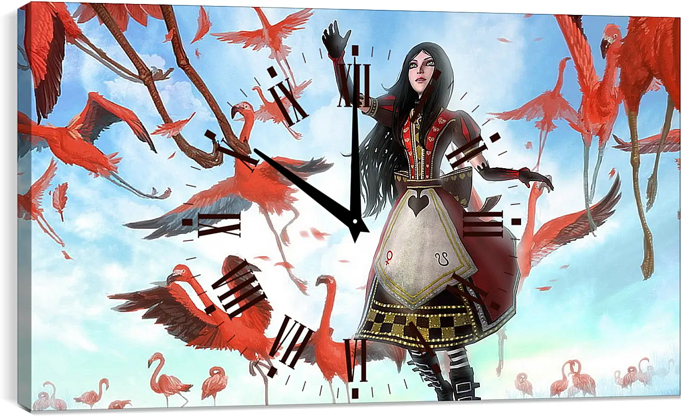 Часы картина - Alice: Madness Returns
