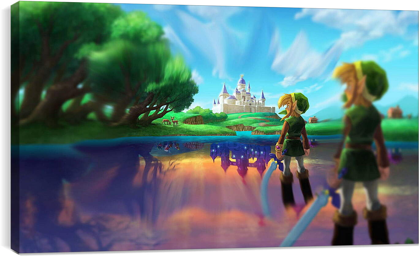 Постер и плакат - The Legend Of Zelda: A Link Between Worlds
