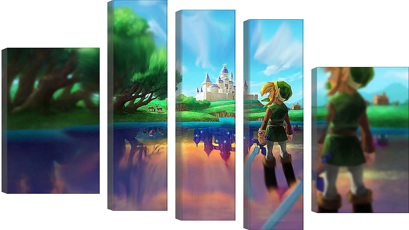 Модульная картина - The Legend Of Zelda: A Link Between Worlds
