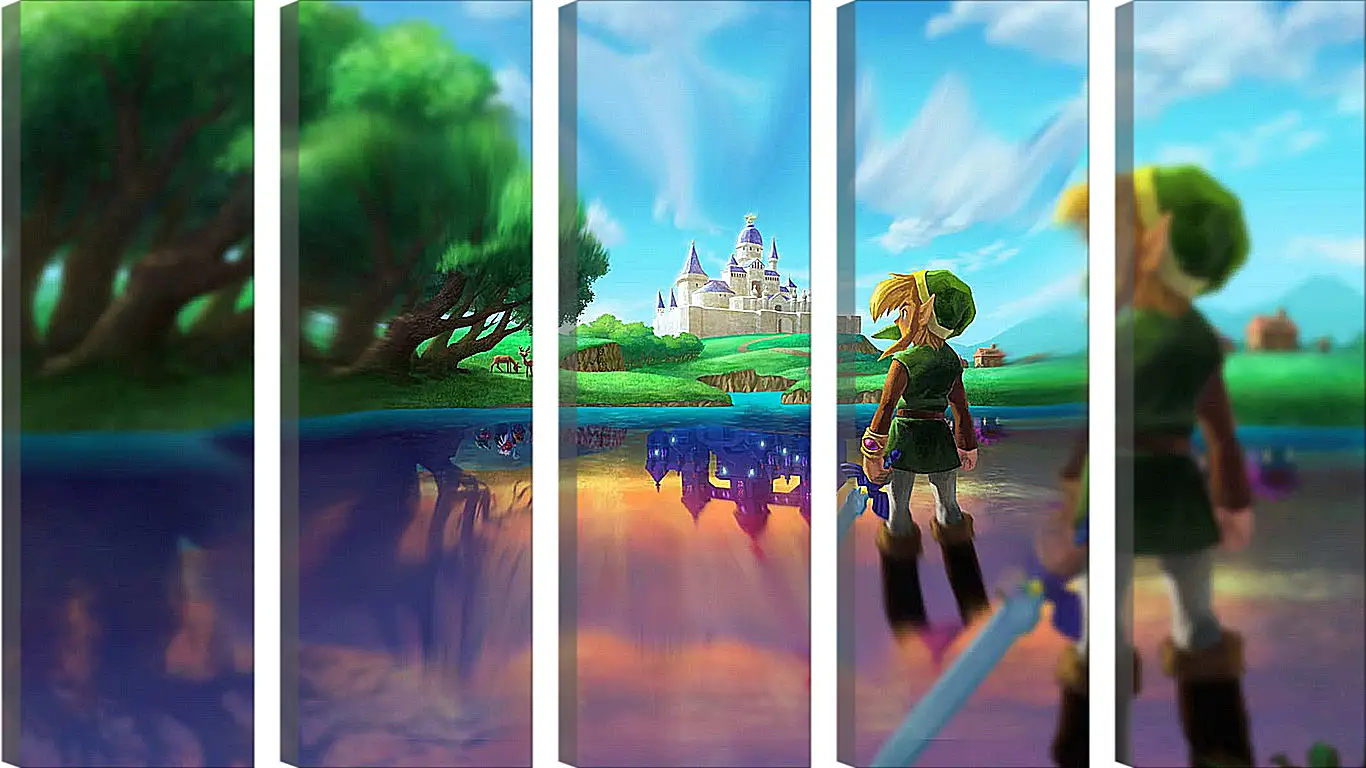 Модульная картина - The Legend Of Zelda: A Link Between Worlds
