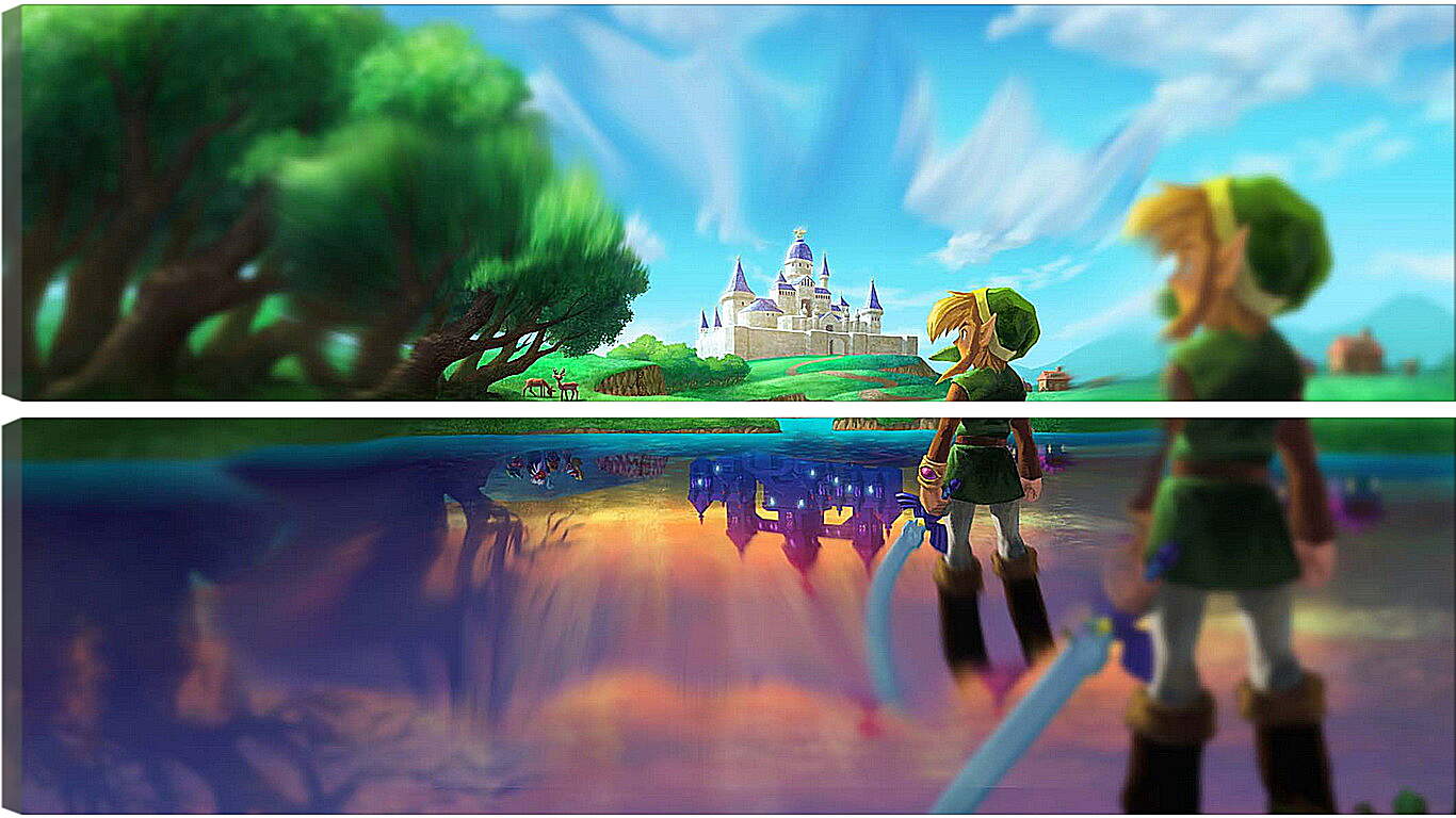 Модульная картина - The Legend Of Zelda: A Link Between Worlds
