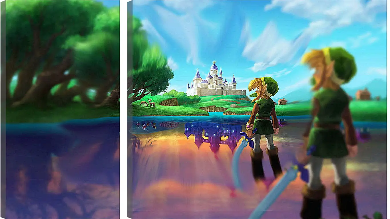 Модульная картина - The Legend Of Zelda: A Link Between Worlds
