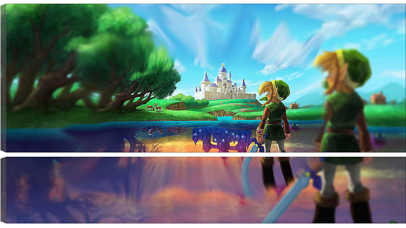 Модульная картина - The Legend Of Zelda: A Link Between Worlds
