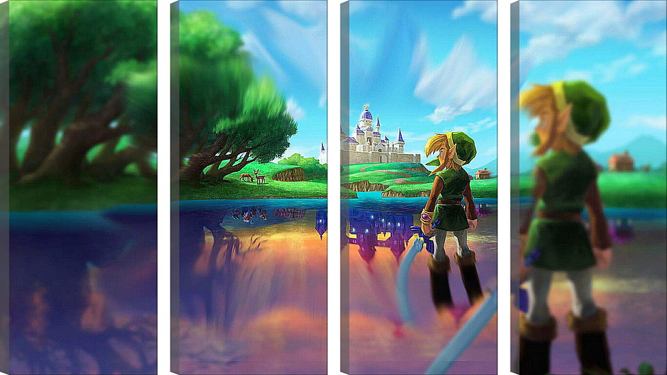 Модульная картина - The Legend Of Zelda: A Link Between Worlds
