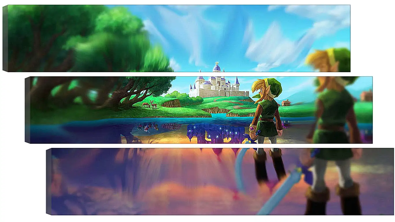 Модульная картина - The Legend Of Zelda: A Link Between Worlds
