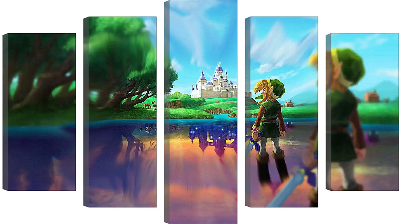 Модульная картина - The Legend Of Zelda: A Link Between Worlds
