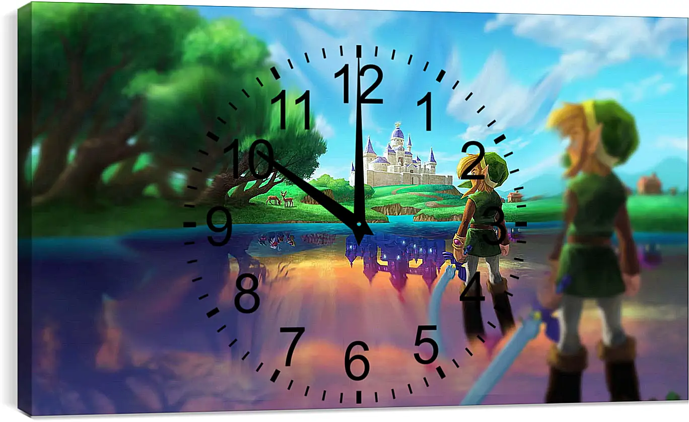 Часы картина - The Legend Of Zelda: A Link Between Worlds
