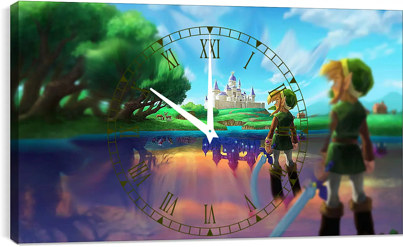 Часы картина - The Legend Of Zelda: A Link Between Worlds
