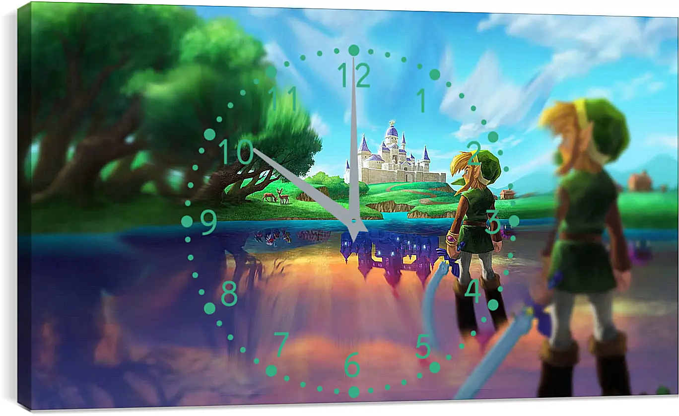 Часы картина - The Legend Of Zelda: A Link Between Worlds
