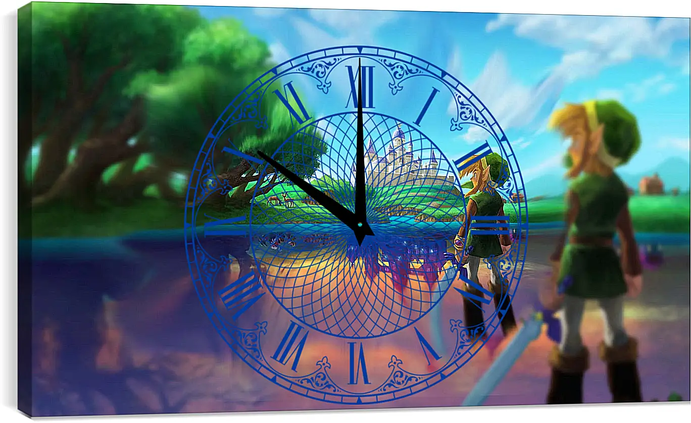 Часы картина - The Legend Of Zelda: A Link Between Worlds
