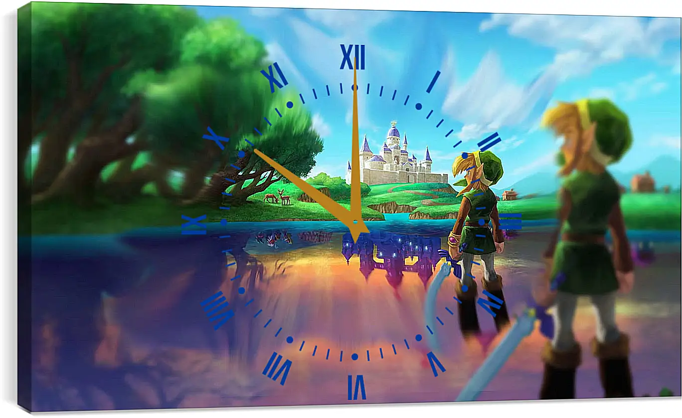 Часы картина - The Legend Of Zelda: A Link Between Worlds
