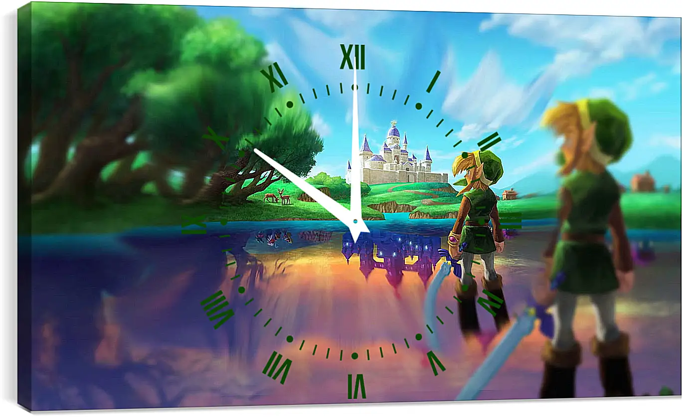 Часы картина - The Legend Of Zelda: A Link Between Worlds
