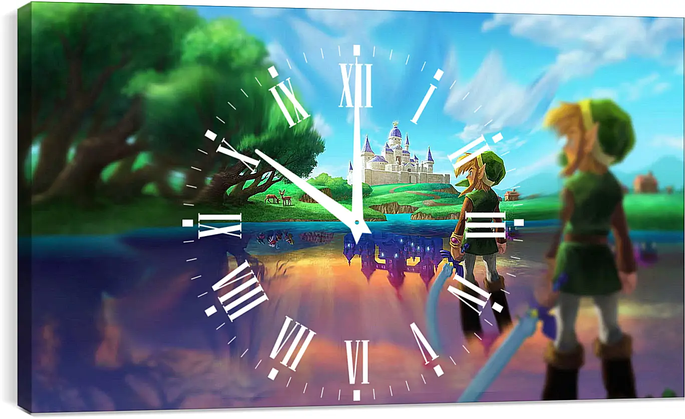 Часы картина - The Legend Of Zelda: A Link Between Worlds
