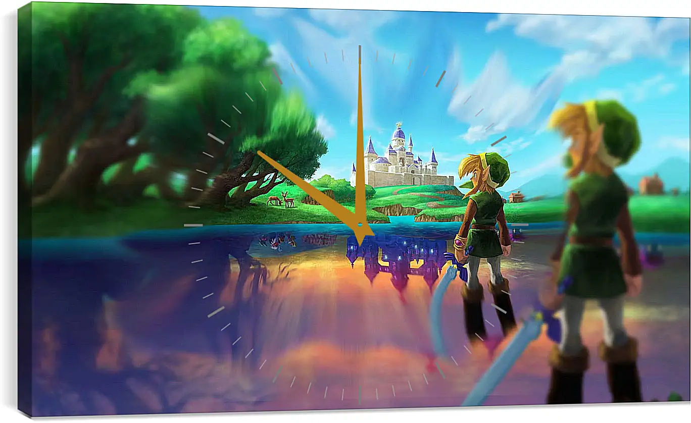 Часы картина - The Legend Of Zelda: A Link Between Worlds
