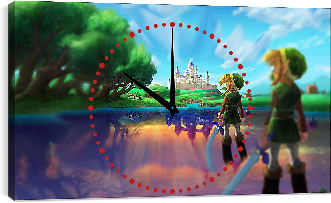 Часы картина - The Legend Of Zelda: A Link Between Worlds
