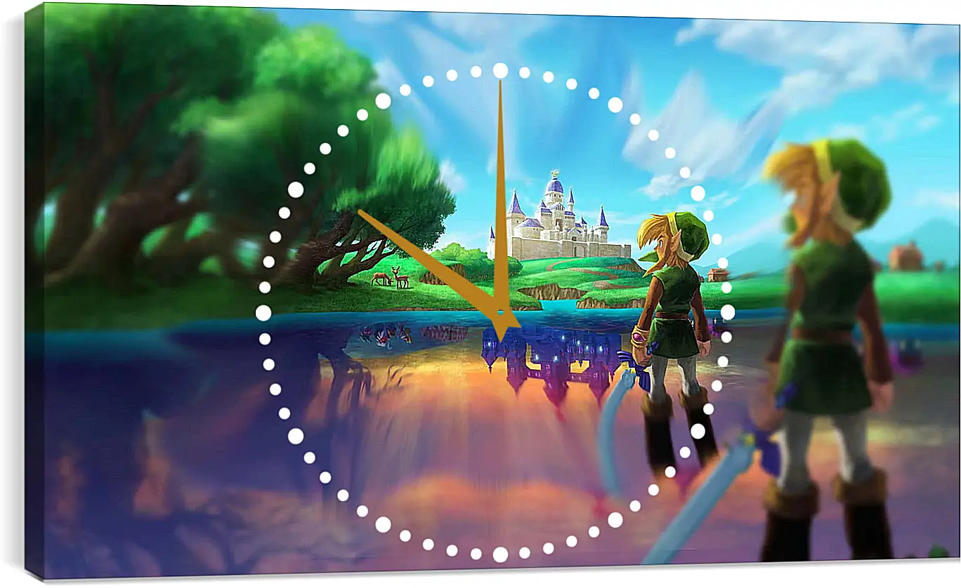 Часы картина - The Legend Of Zelda: A Link Between Worlds
