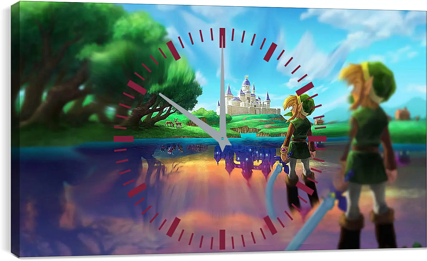 Часы картина - The Legend Of Zelda: A Link Between Worlds
