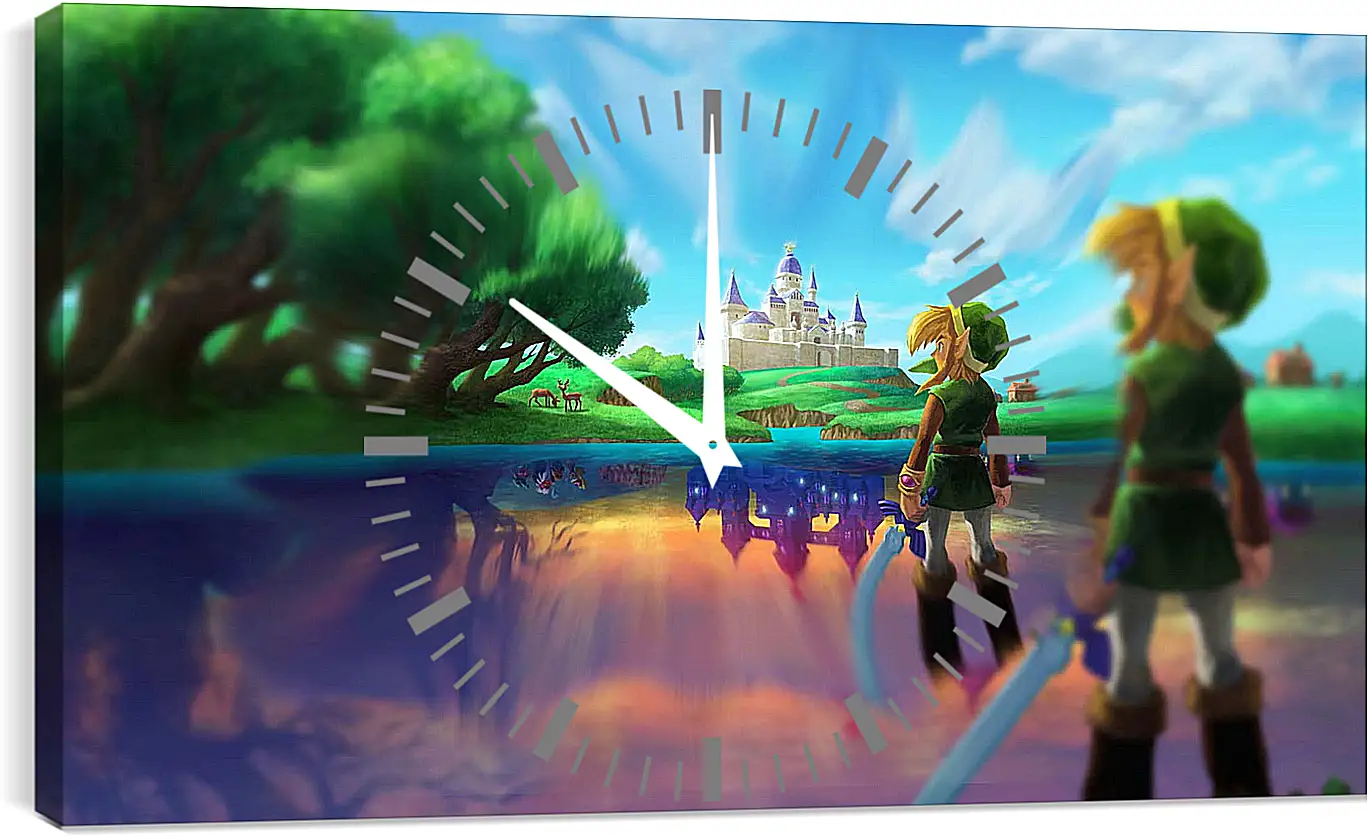 Часы картина - The Legend Of Zelda: A Link Between Worlds
