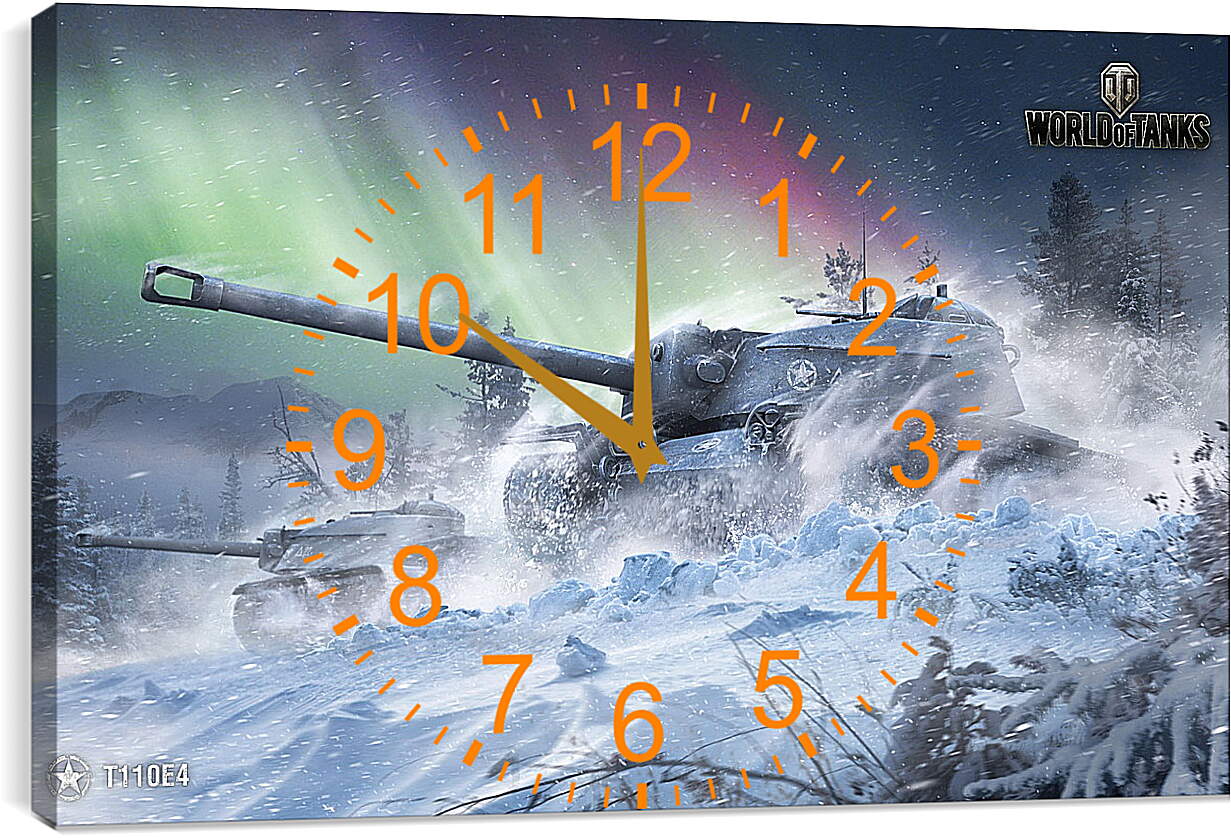Часы картина - World Of Tanks
