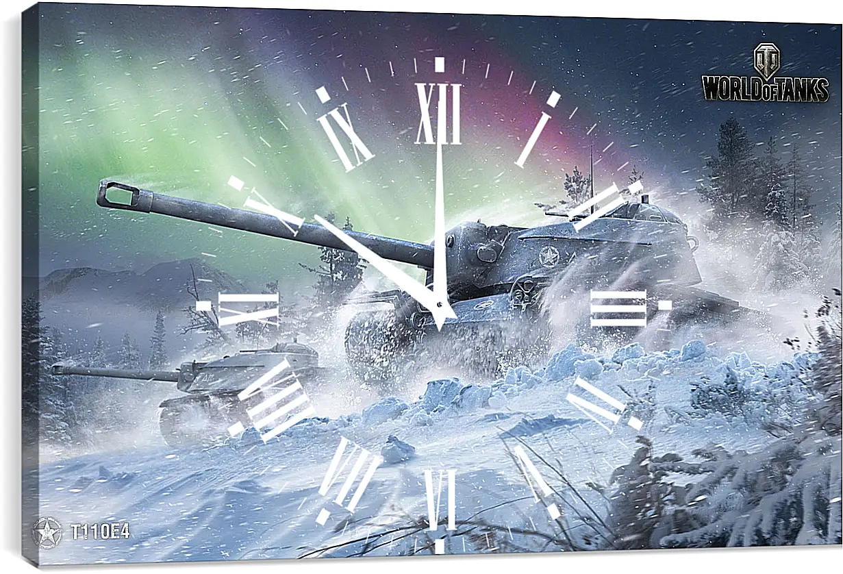 Часы картина - World Of Tanks
