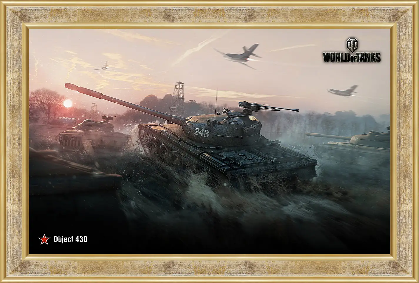 Картина в раме - World Of Tanks