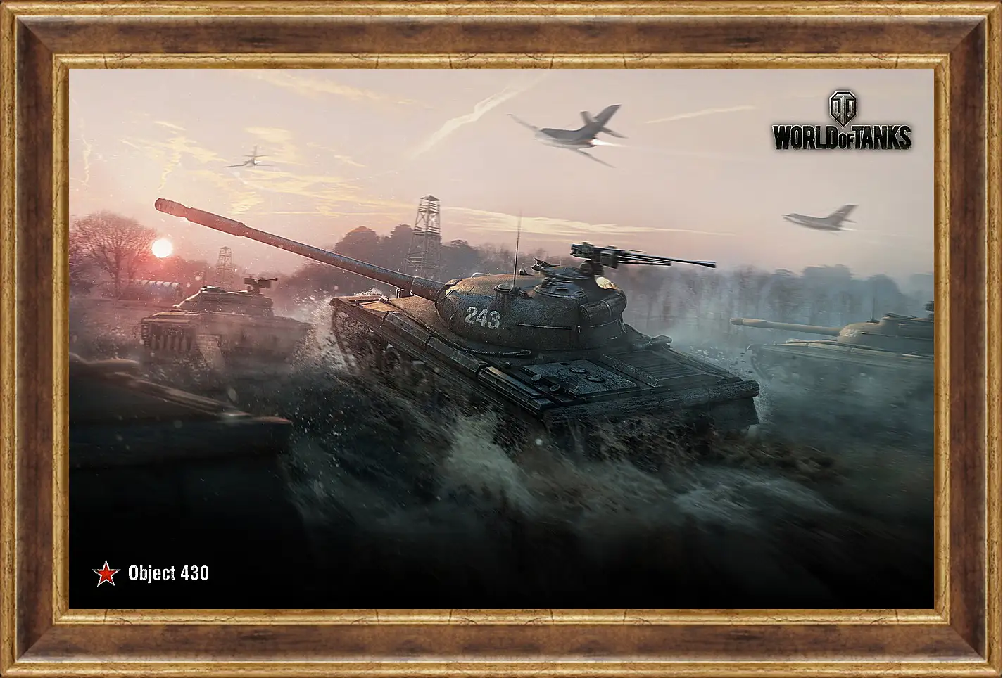 Картина в раме - World Of Tanks