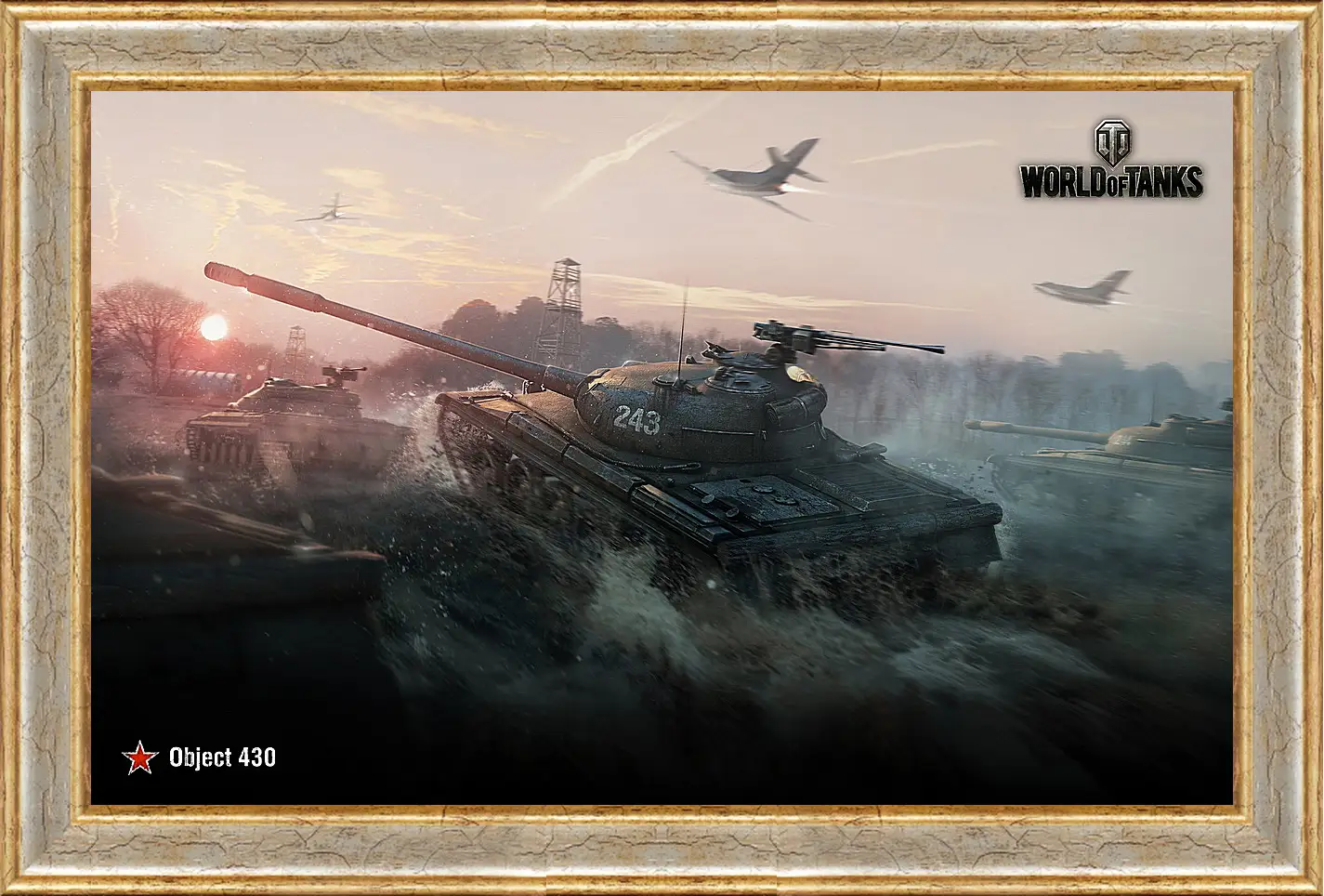 Картина в раме - World Of Tanks