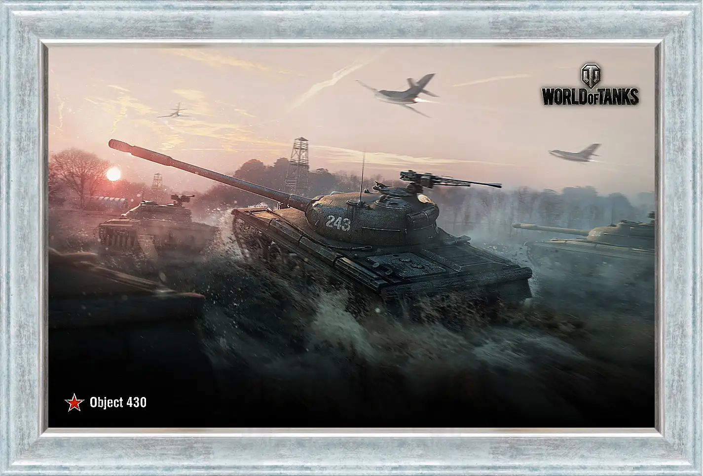 Картина в раме - World Of Tanks