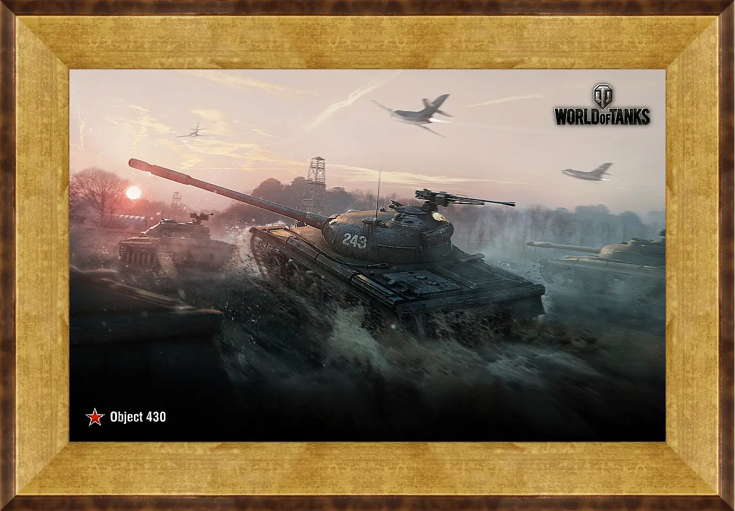 Картина в раме - World Of Tanks