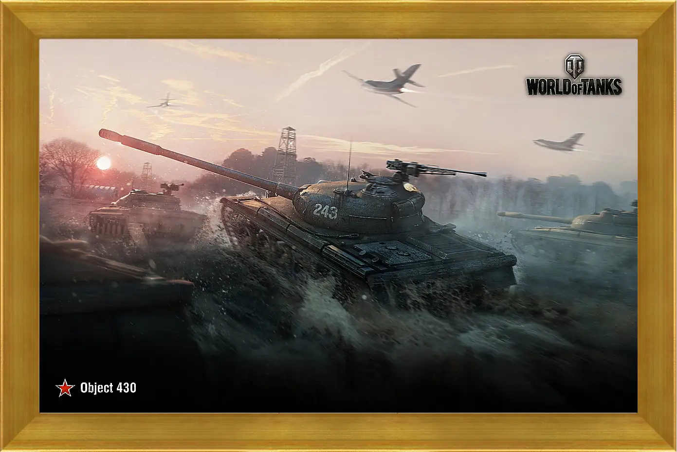 Картина в раме - World Of Tanks