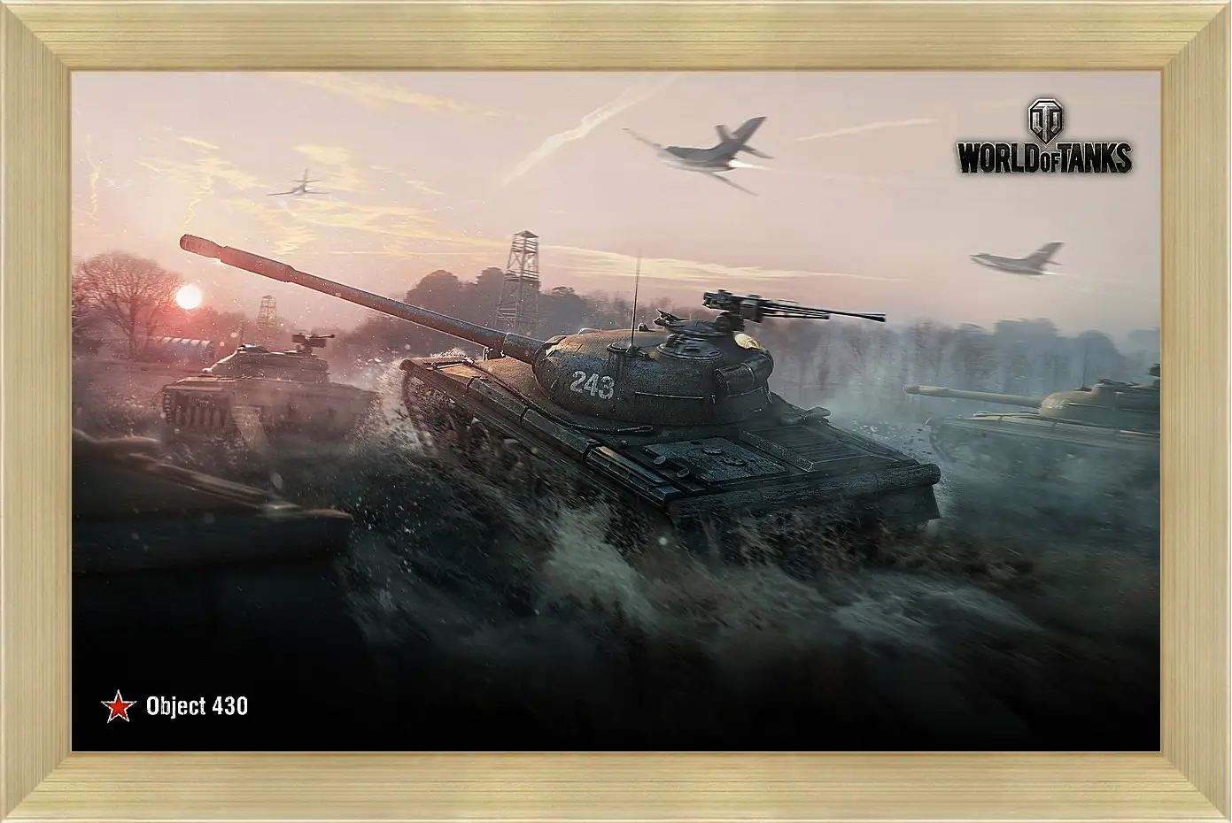 Картина в раме - World Of Tanks