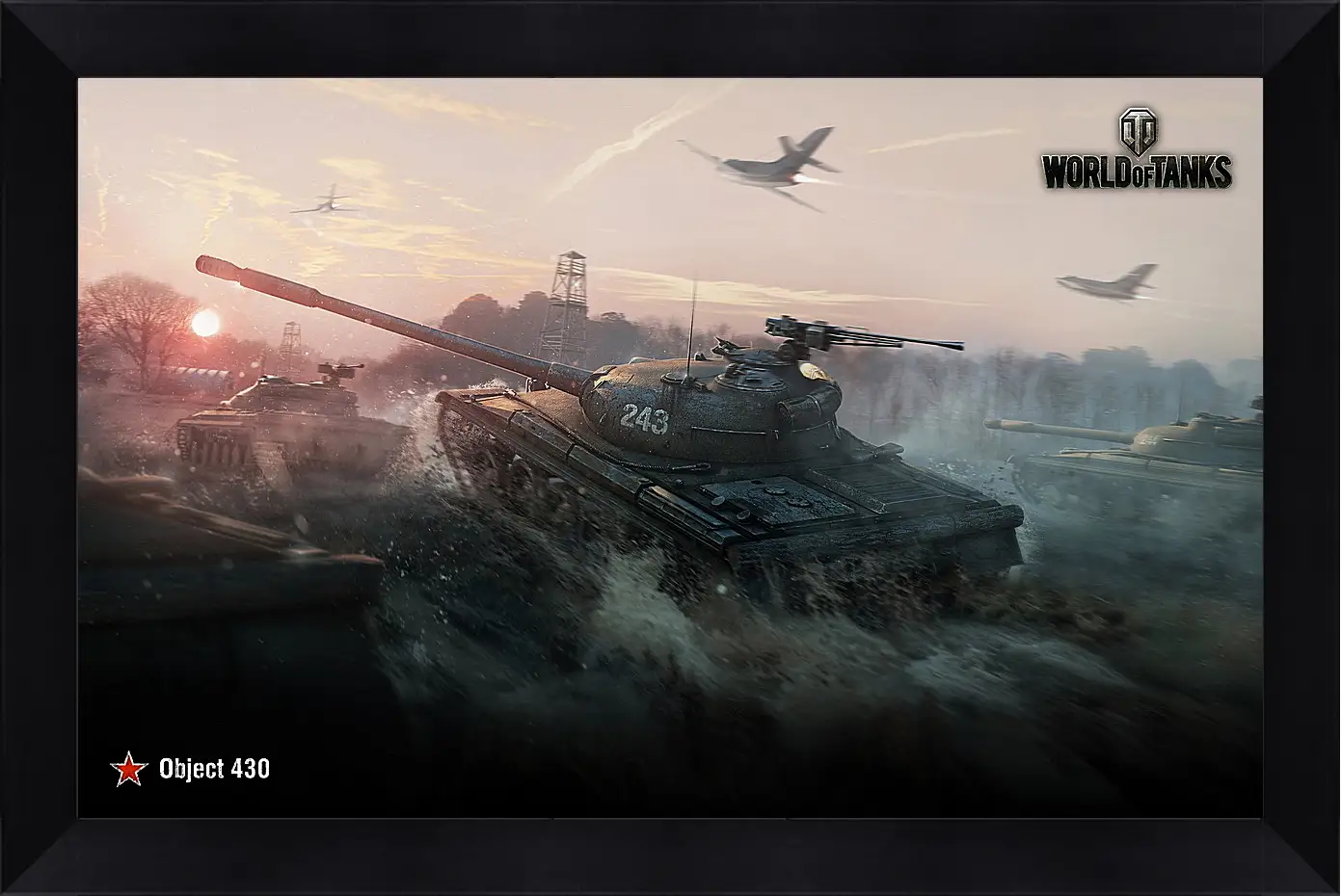 Картина в раме - World Of Tanks