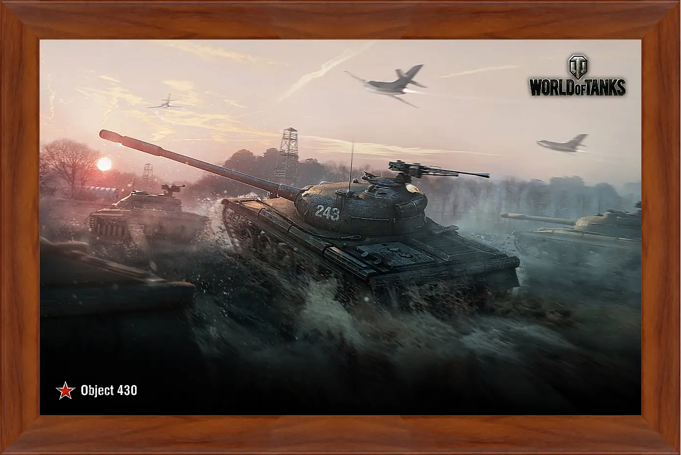 Картина в раме - World Of Tanks