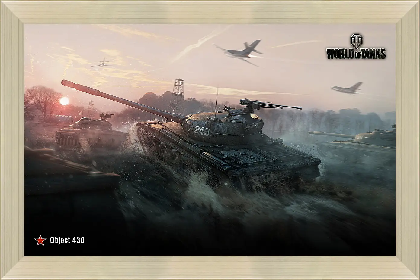 Картина в раме - World Of Tanks