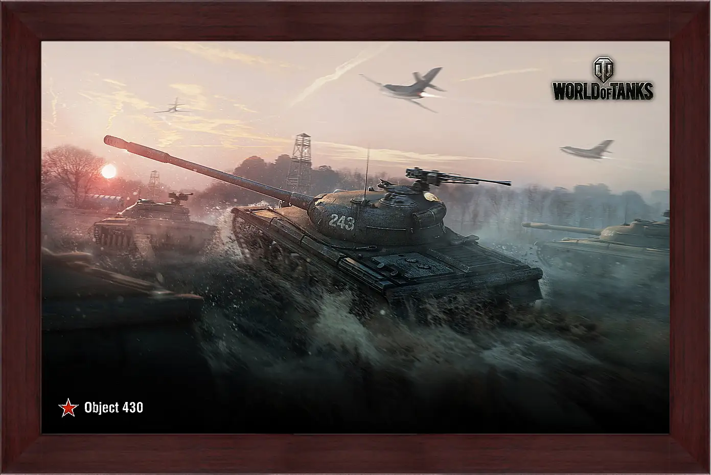 Картина в раме - World Of Tanks