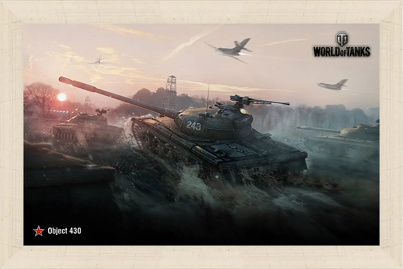 Картина в раме - World Of Tanks