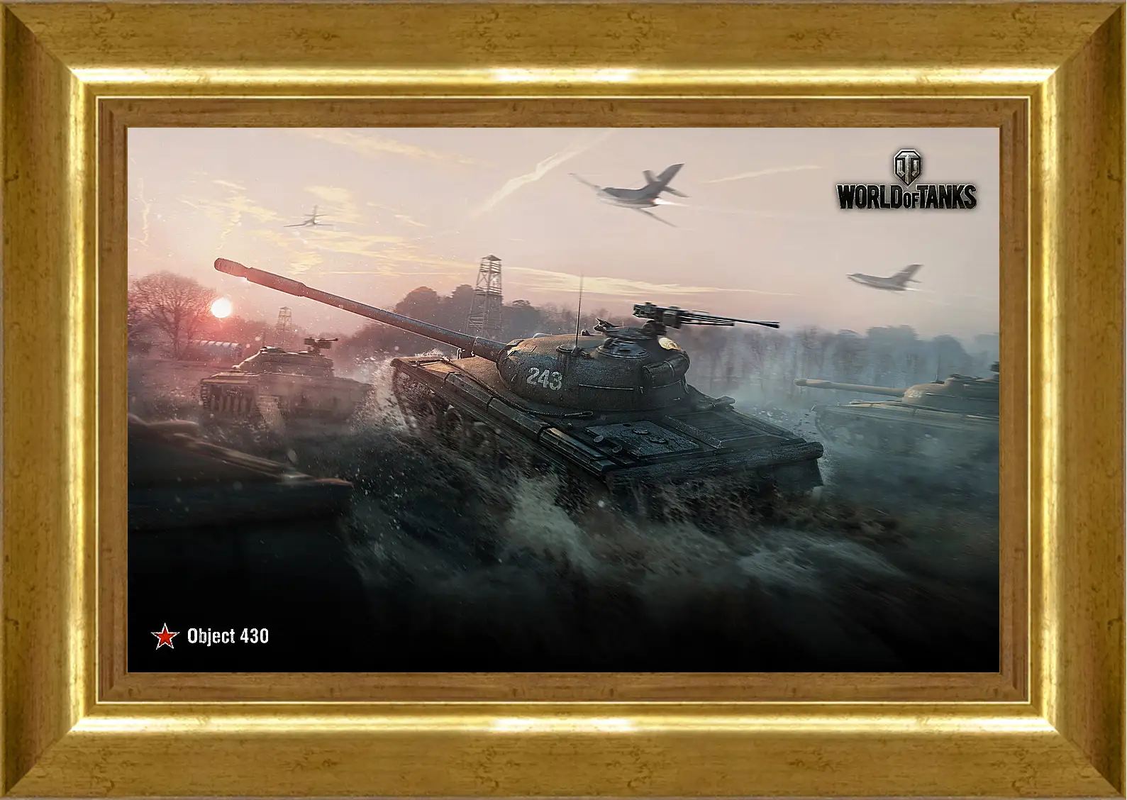 Картина в раме - World Of Tanks