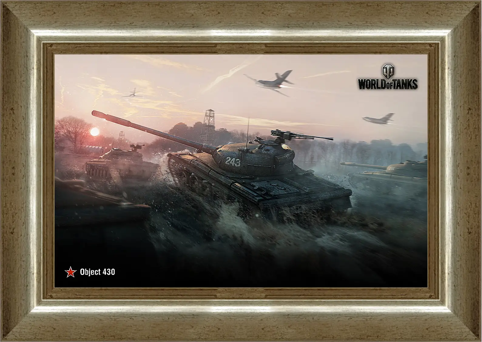 Картина в раме - World Of Tanks