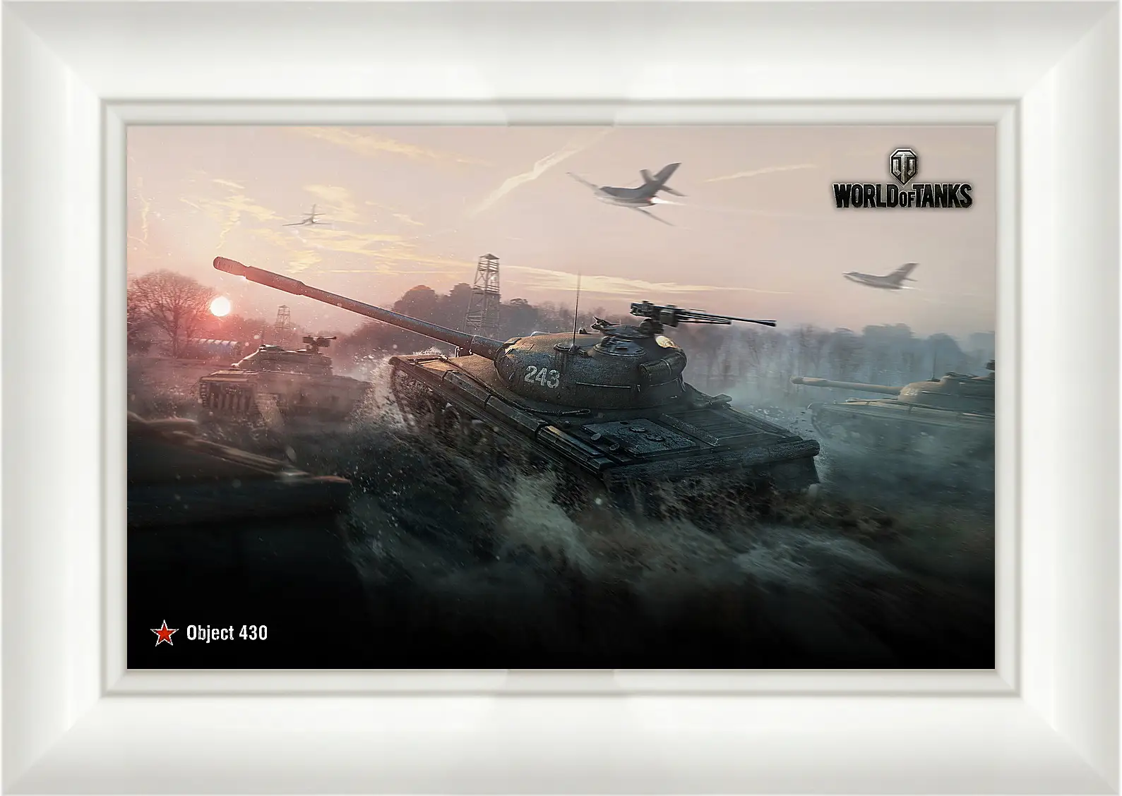 Картина в раме - World Of Tanks