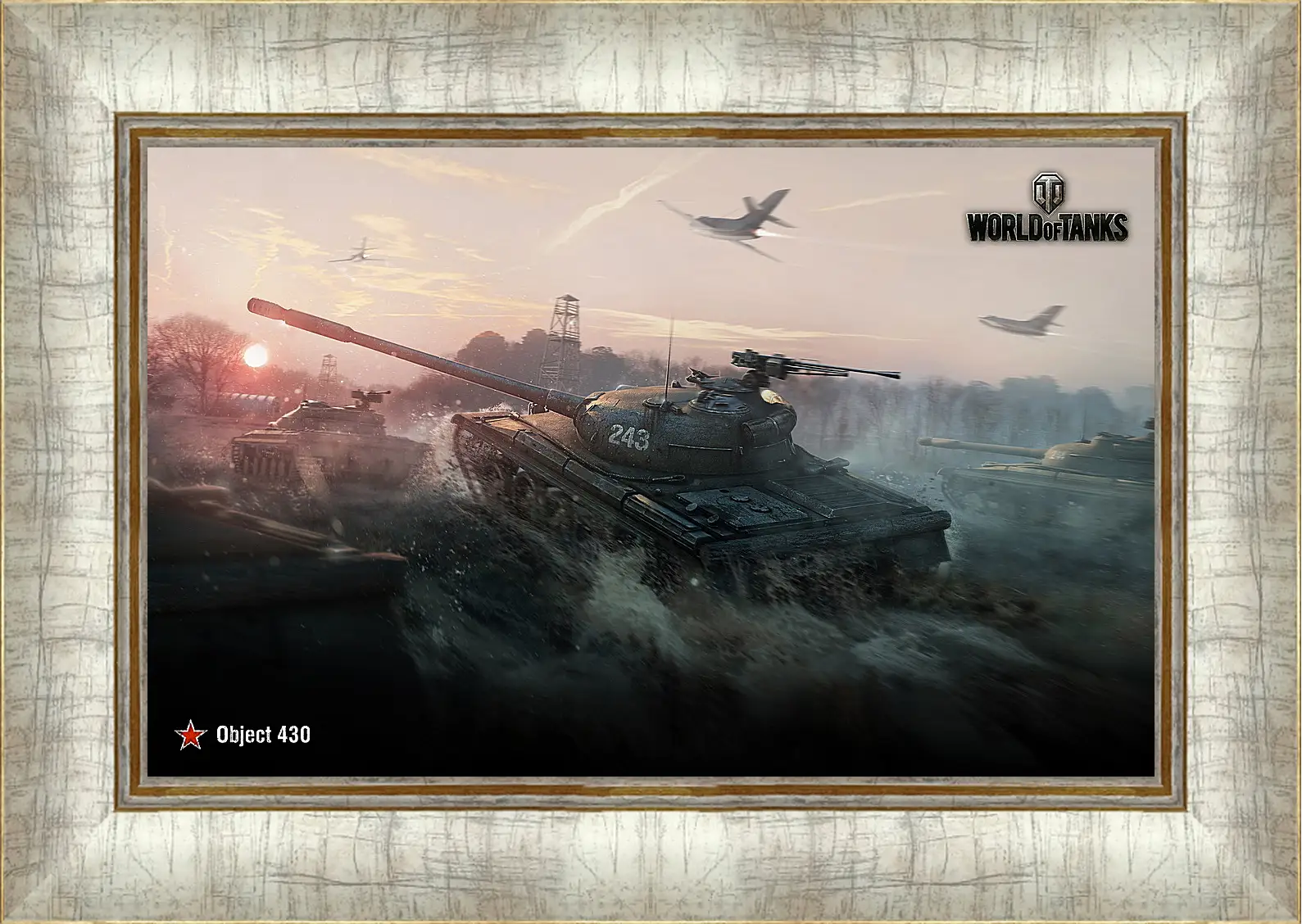 Картина в раме - World Of Tanks