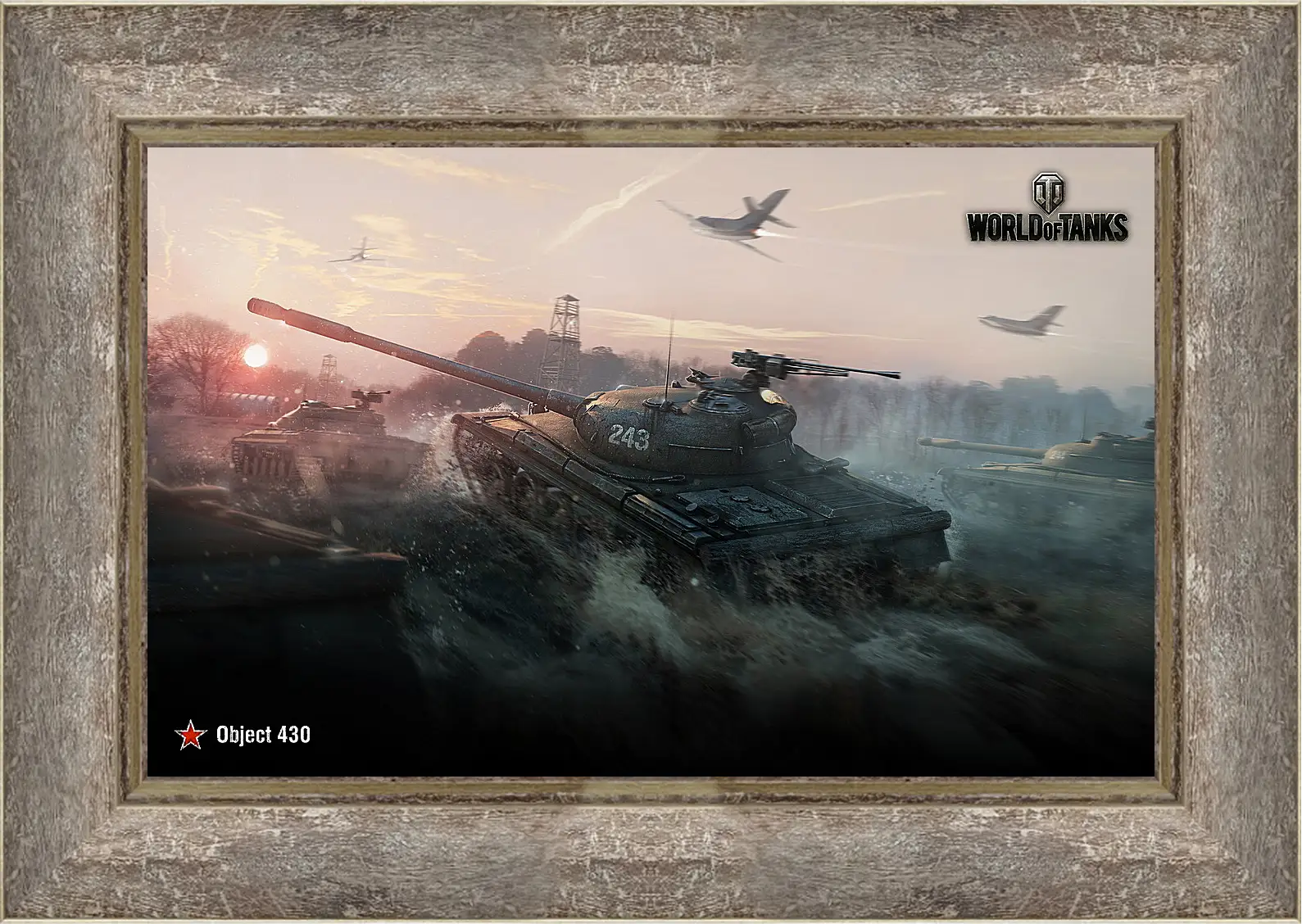 Картина в раме - World Of Tanks